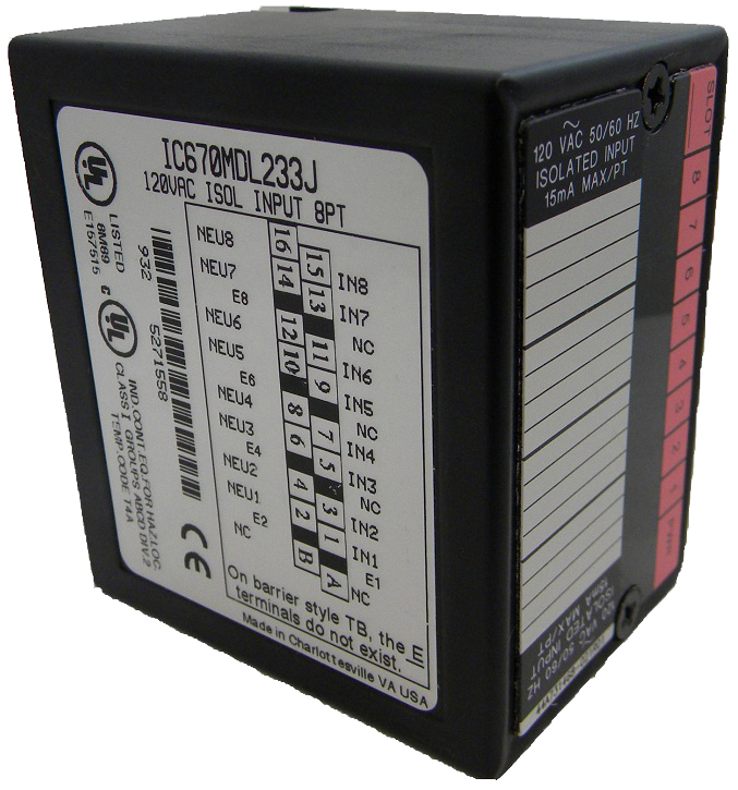 Repair GE-Emerson IC670MDL233 Field Control Discrete Input Module