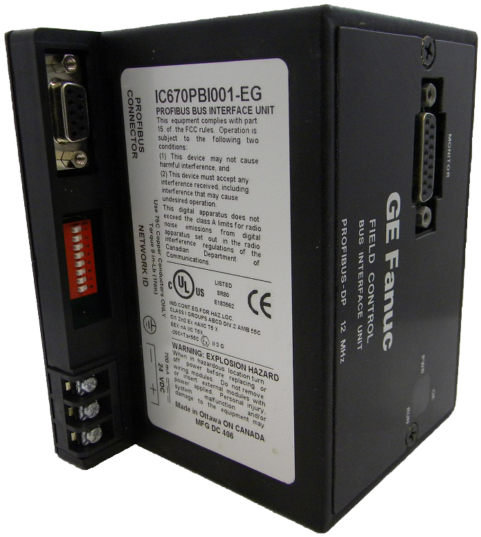 Repair GE-Emerson IC670PBI001 Field Control Profibus Bus Interface Unit