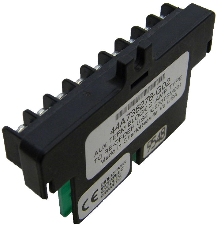 Remanufactured GE-Emerson IC670TBM001 Field Control Barrier-Type Terminal Strip