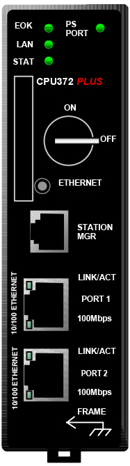 Remanufactured GE-Emerson IC693CPU372 PLUS Single-Slot CPU Module