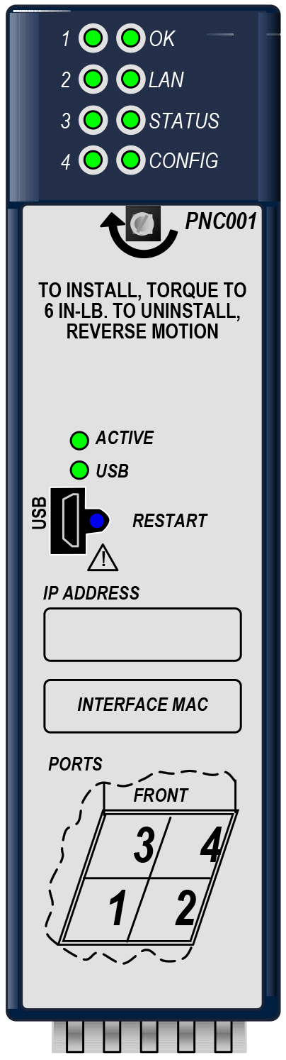 Remanufactured GE-Emerson IC695PNC001 PACSystems Rx3i PROFINET Controller Module