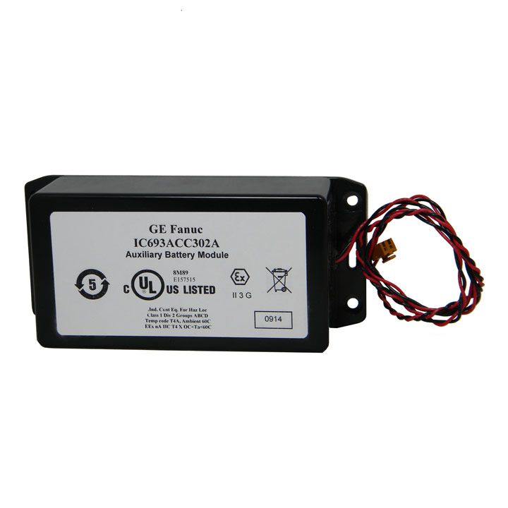 Remanufactured GE-Emerson IC695ACC302 PACSystem RX3i Auxiliary Smart Battery Module