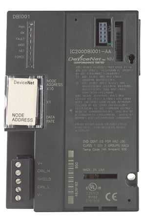 Repair GE-Emerson IC200DBI001 DeviceNet Network Interface Communication Card