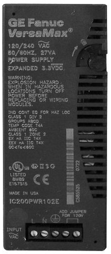 Repair GE-Emerson IC200PWR102 Versamax 120/240VAC Expanded 3.3V Power Supply