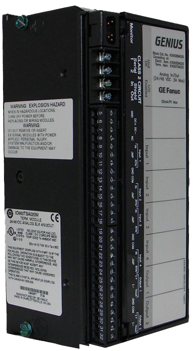Repair GE-Emerson IC660BBA020 Genius Analog I/O Block