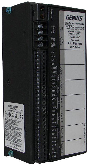 Repair GE-Emerson IC660BBA024 Genius Current-Source Analog I/O Block