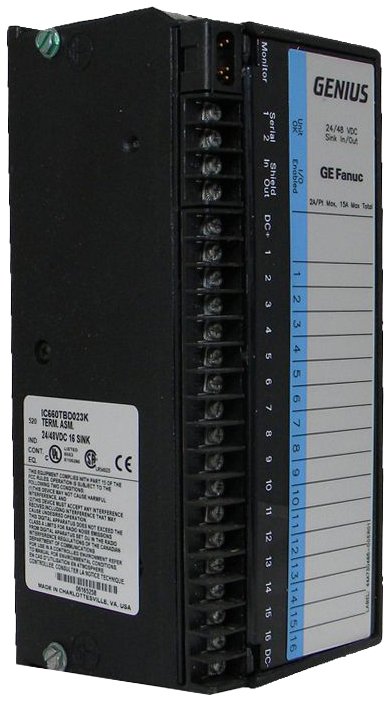 Repair GE-Emerson IC660BBD023 Genius Sink I/O Block