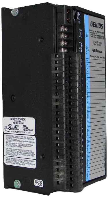 Remanufactured GE-Emerson IC660BBD022 Genius Source I/O Block