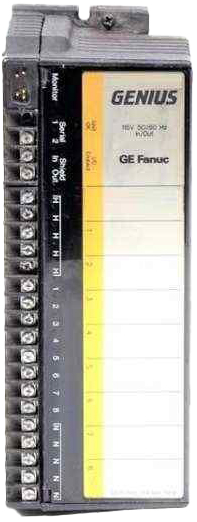 Remanufactured GE-Emerson IC660BBD100 Genius 8-Circuit Grouped I/O Block