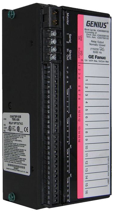 Repair GE-Emerson IC660BBR100 Genius Normally-Closed Relay Output Block