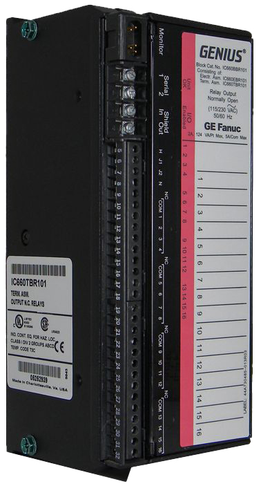 Repair GE-Emerson IC660BBR101 Genius Normally-Open Relay Output Block