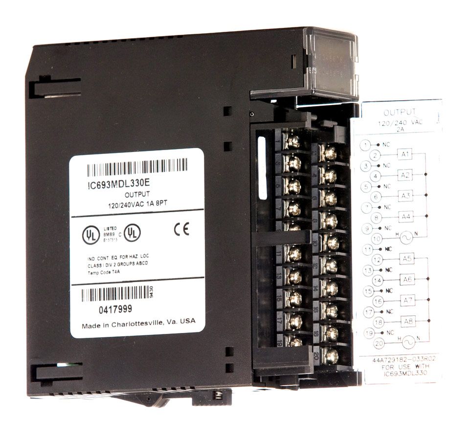 Repair GE-Emerson IC693MDL330 120/240 Volt and 2 Amp AC Output Module
