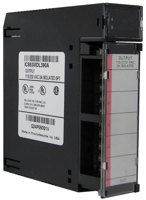Remanufactured GE-Emerson IC693MDL390 120/240V and 2 Amp Isolated AC Output Module