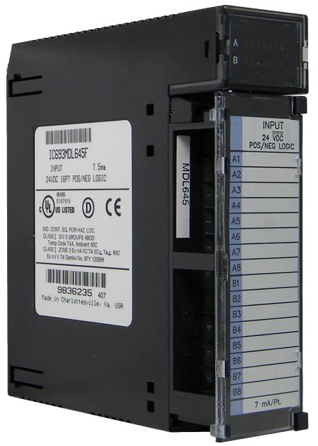 Remanufactured GE-Emerson IC693MDL645 24 Volt DC Positive/Negative Logic Input Module