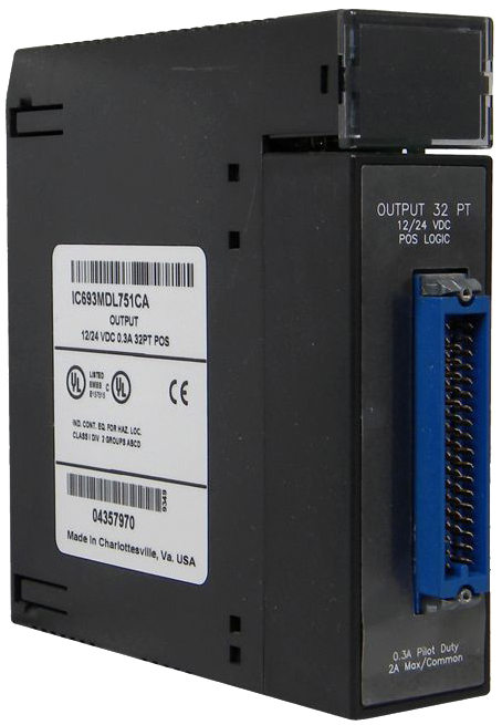 Remanufactured GE-Emerson IC693MDL751 12 to 24VDC Positive Logic Output Module